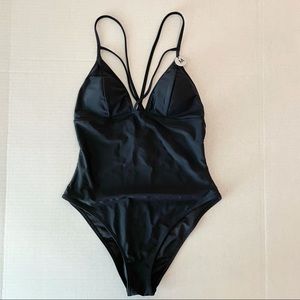 Forever 21 One piece black swimsuit
